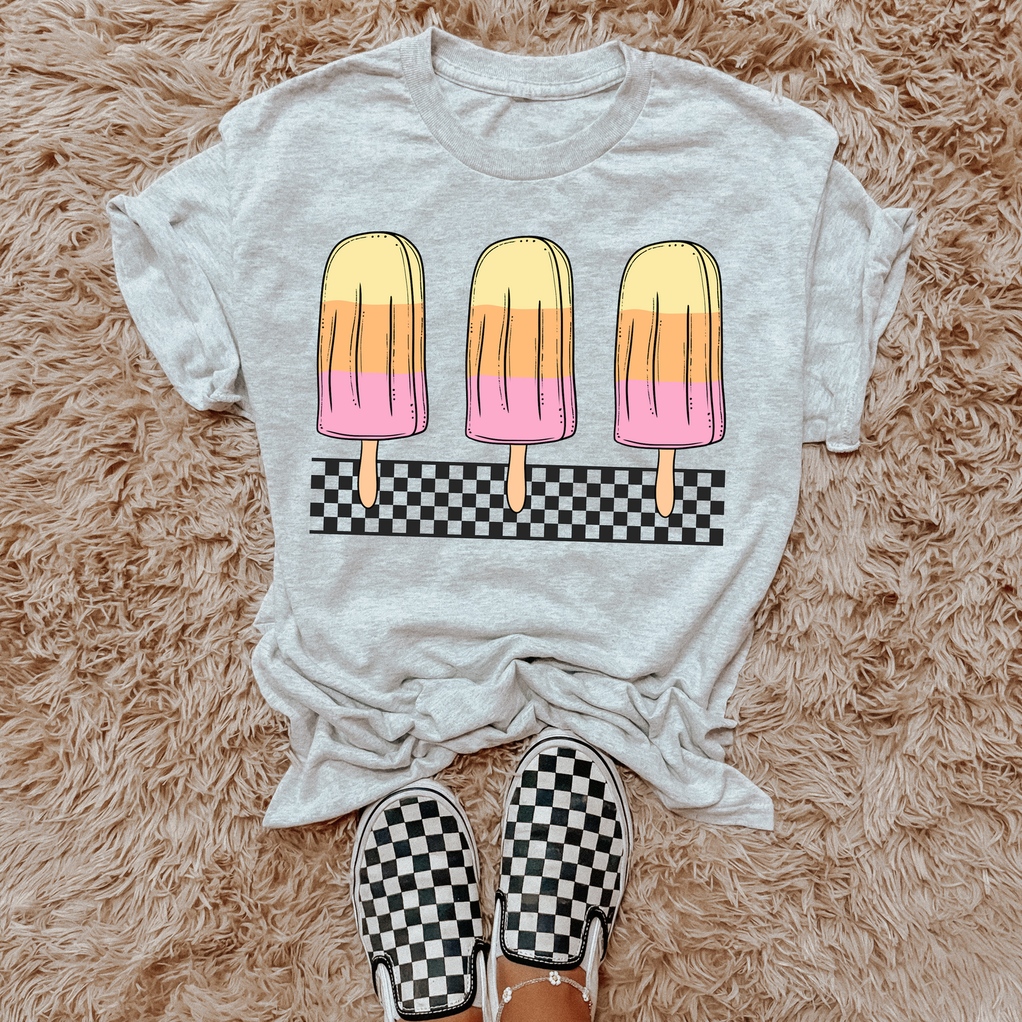 Popsicles Checkered DTF TRANSFER