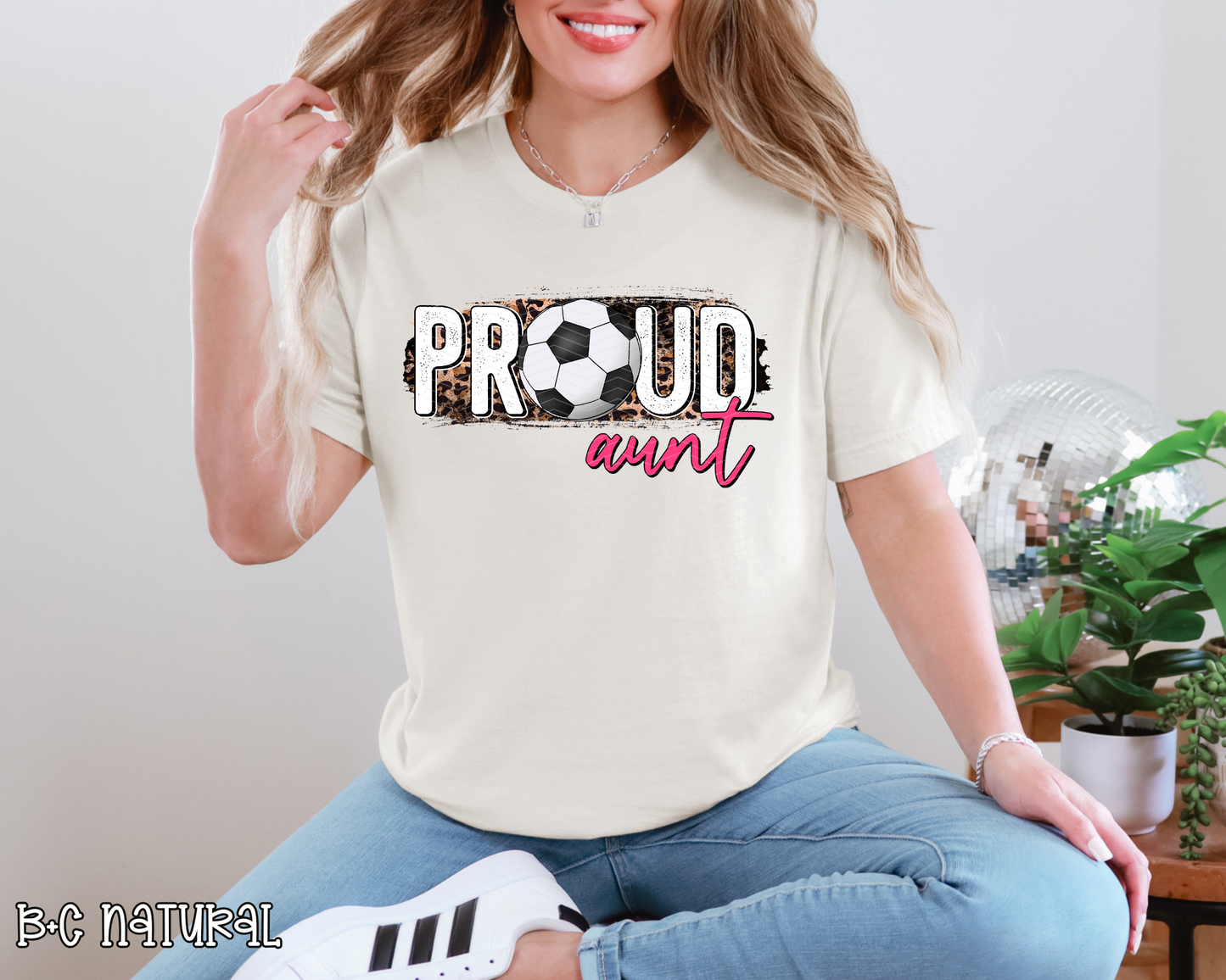 Proud Aunt Soccer DTF TRANSFER