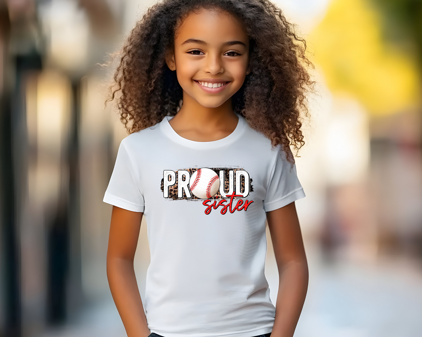 Proud Sister Baseball DTF TRANSFER