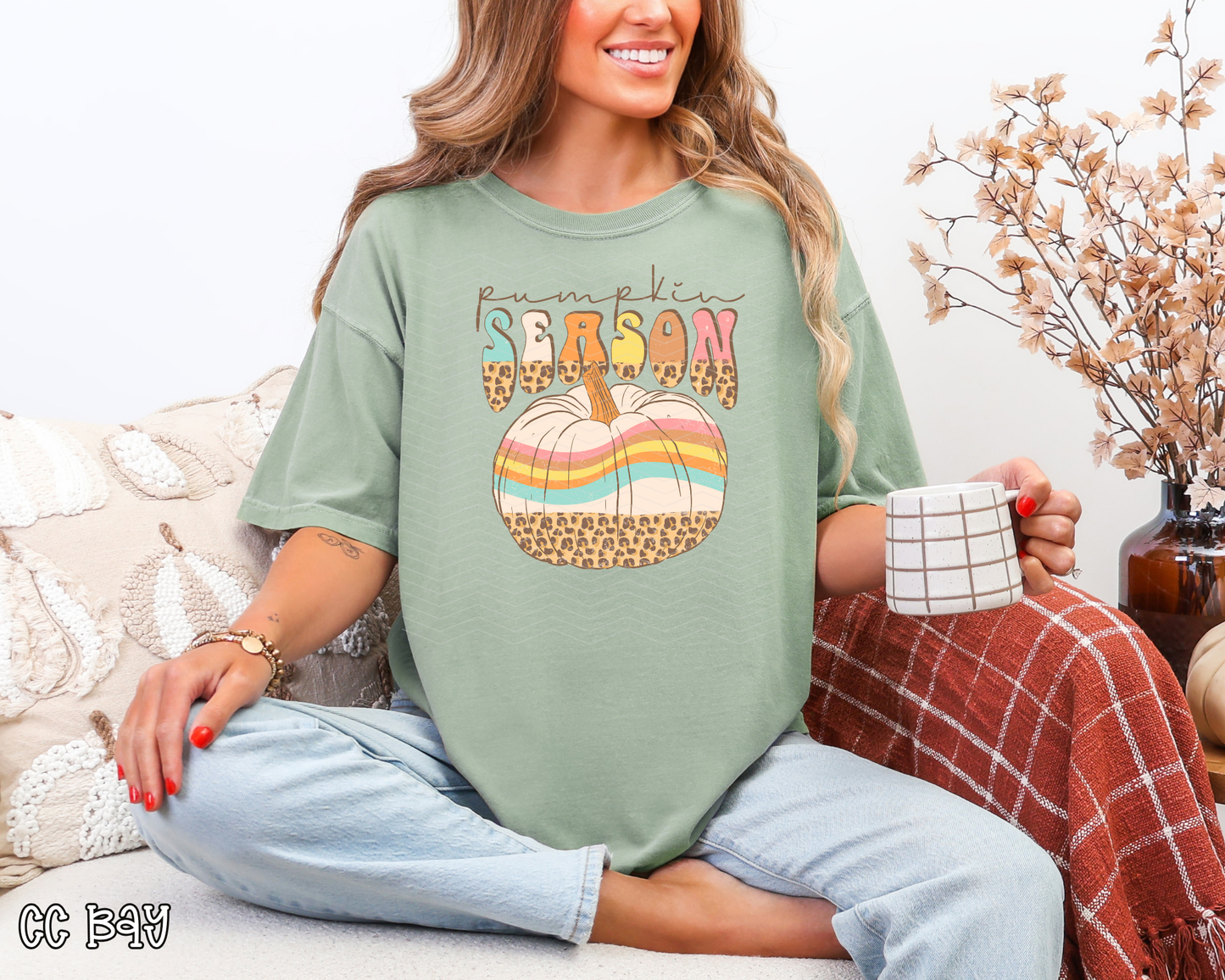 Pumpkin Season Pastel Leopard DTF TRANSFER