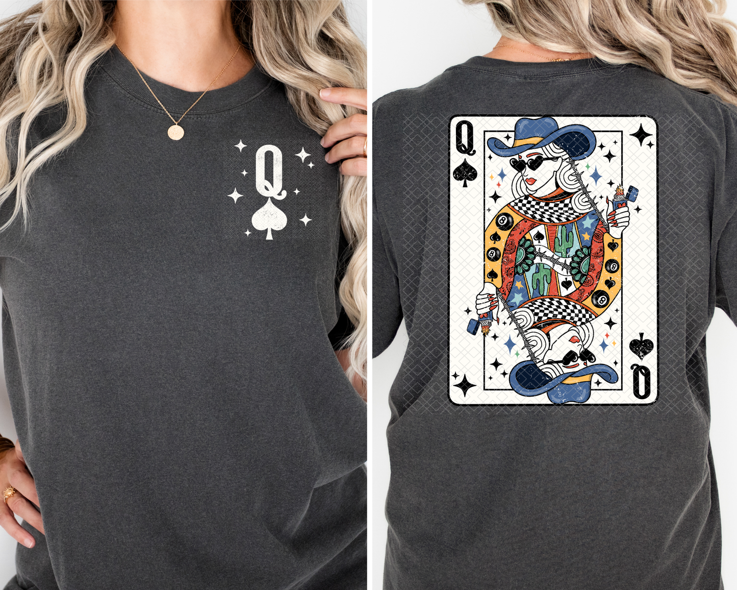 Queen of Spades DTF TRANSFER