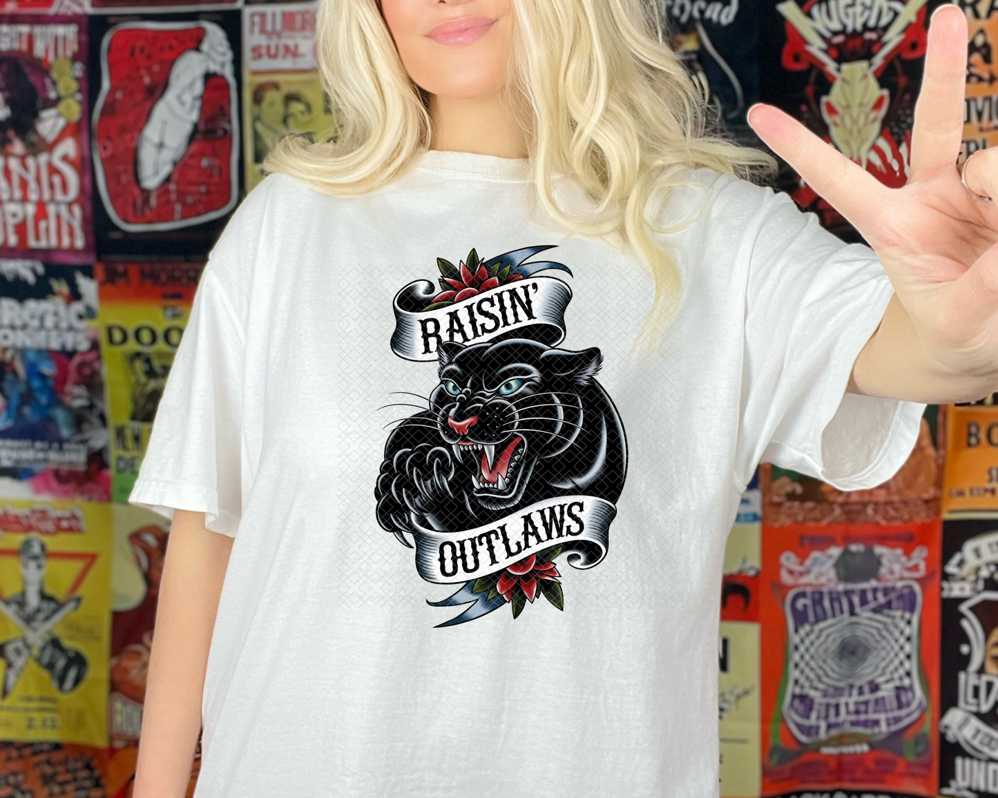 Raisin' Outlaws DTF TRANSFER