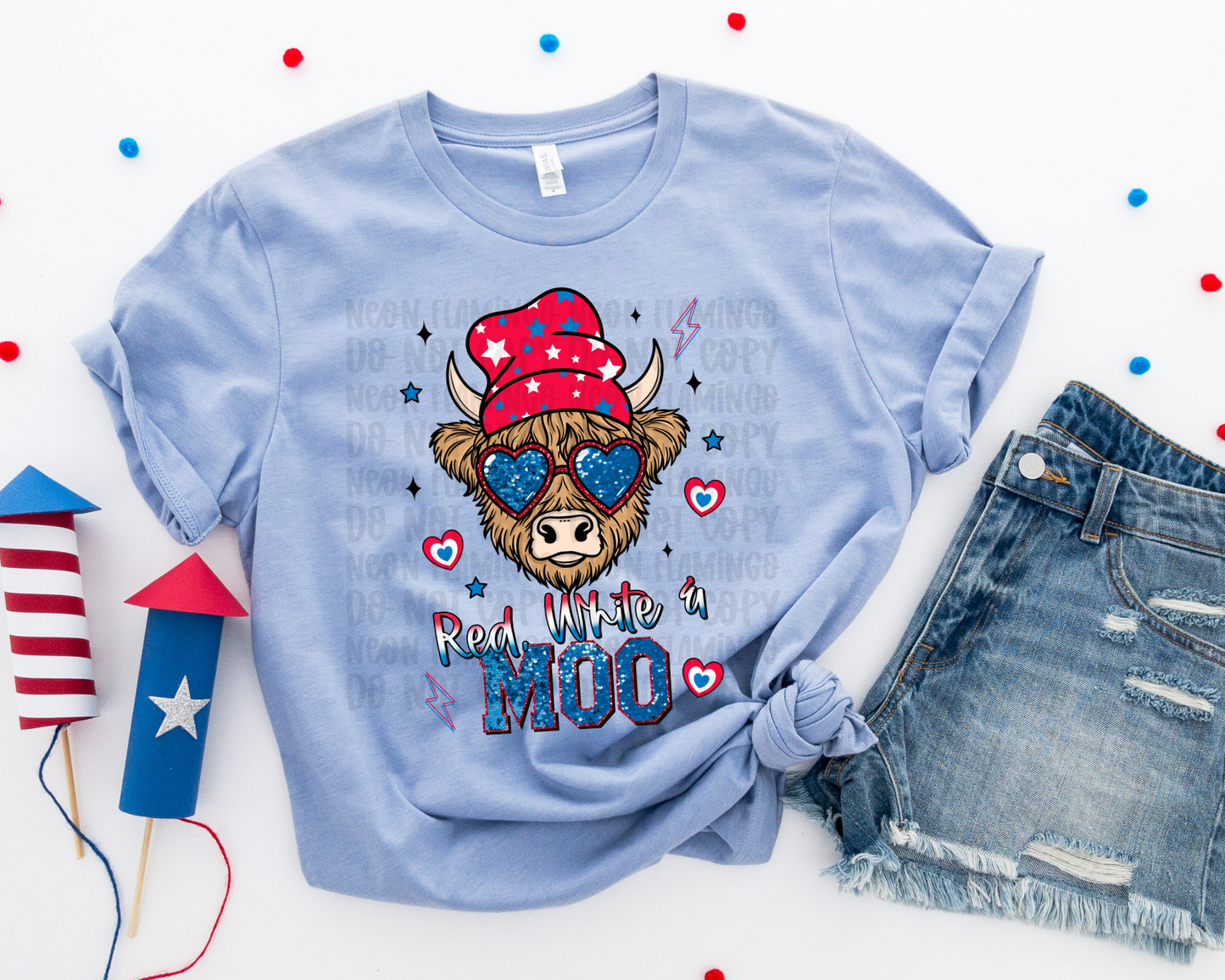 Red White & Moo DTF TRANSFER