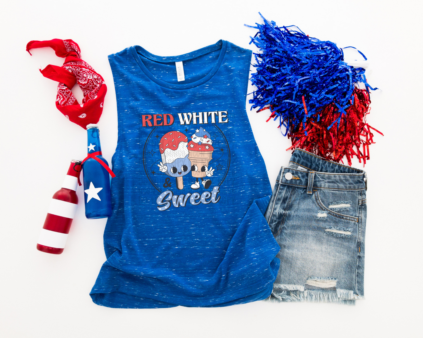 Red White & Sweet DTF TRANSFER