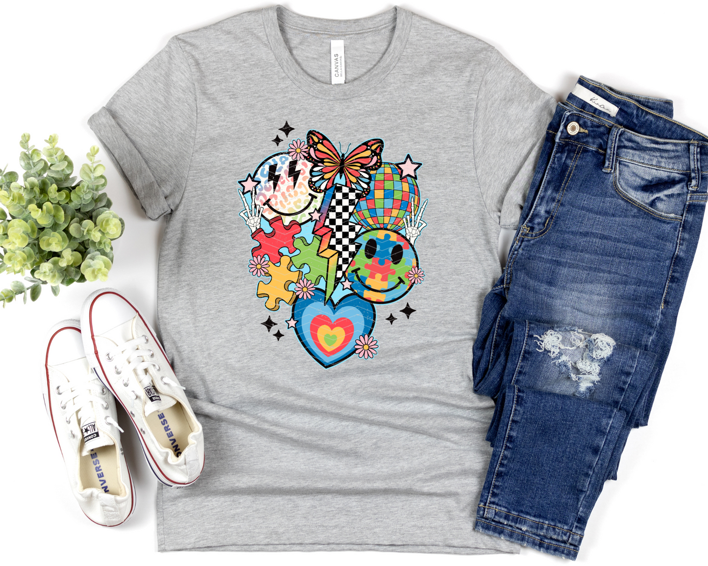 Retro Autism Collage | 2 Styles | DTF TRANSFER