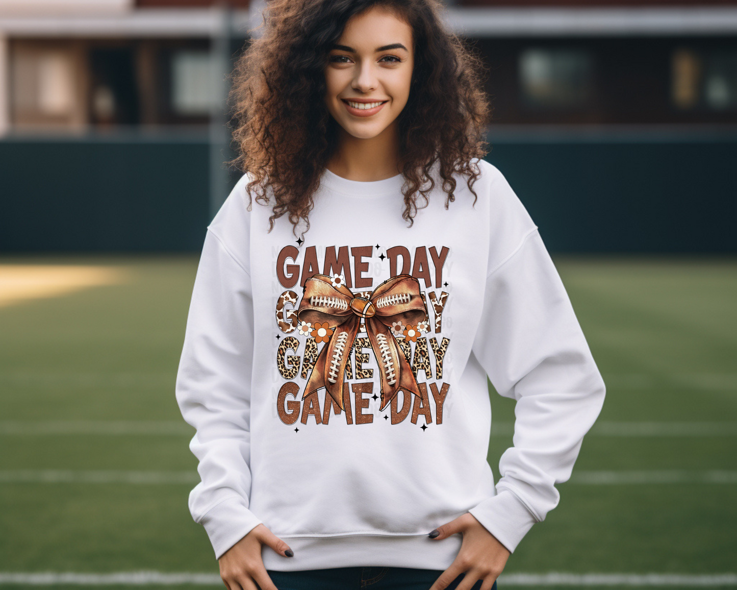 Retro Coquette Football Game Day