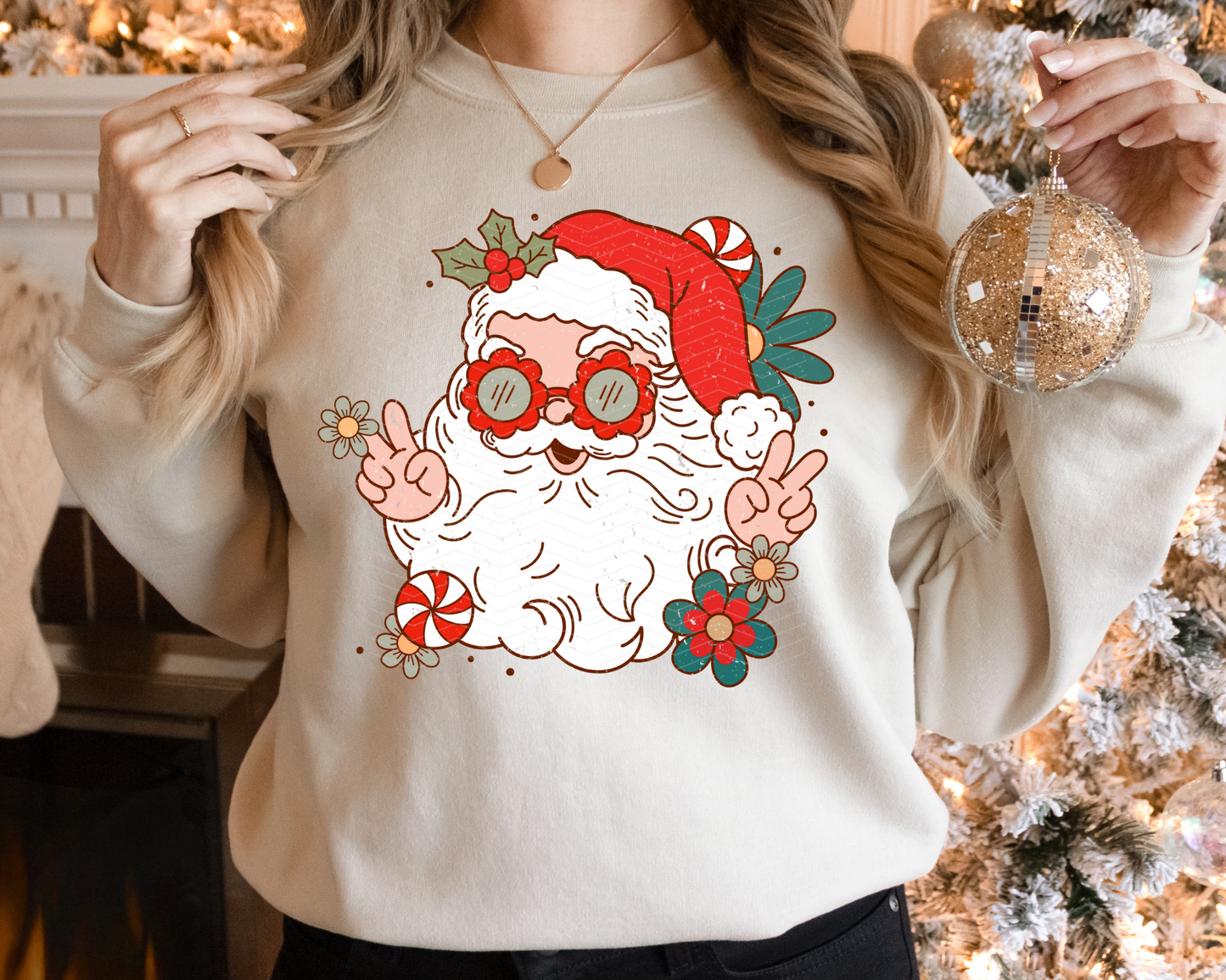 Retro Santa DTF TRANSFER