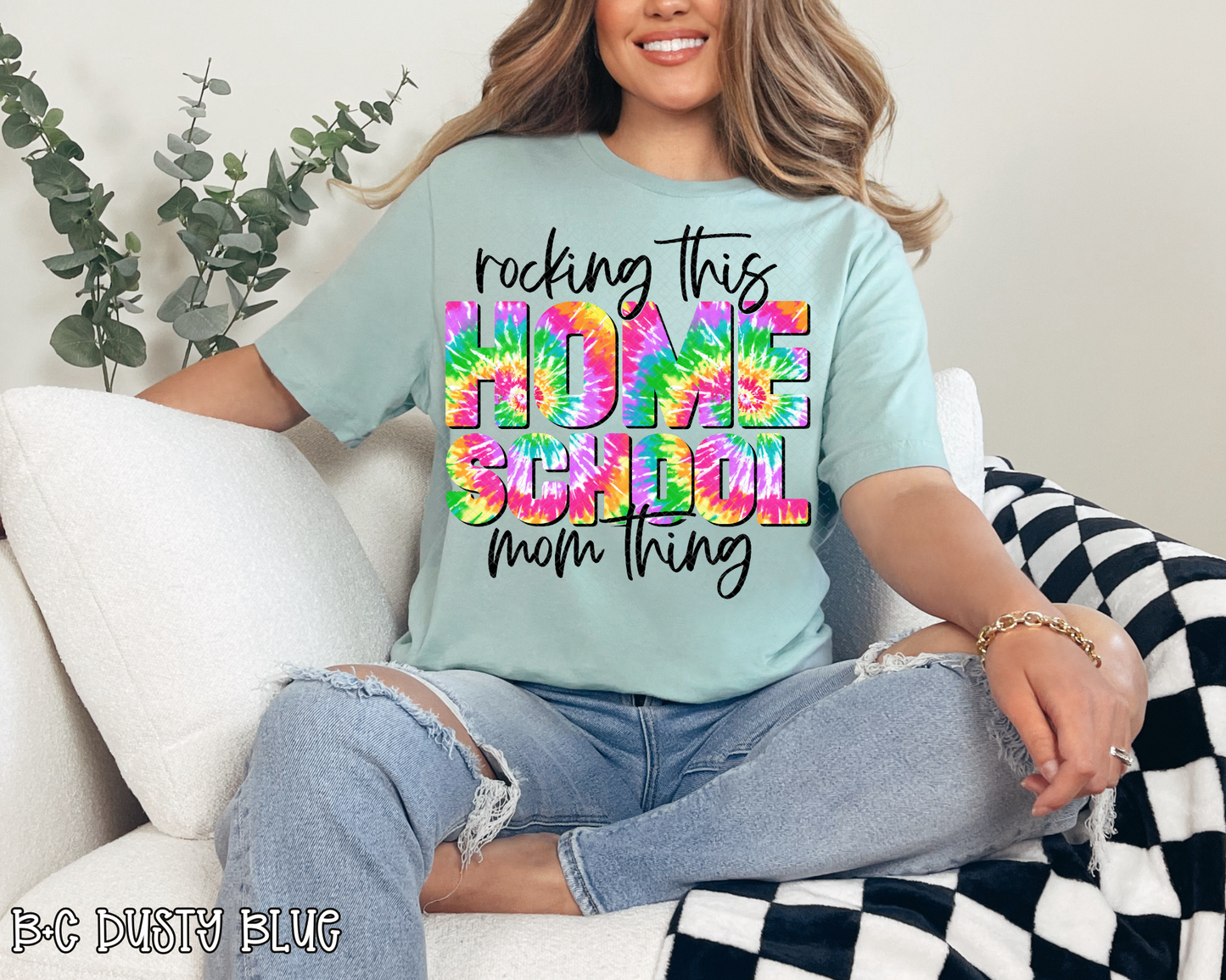 Rocking This Home School Mom Thing Tie-Dye