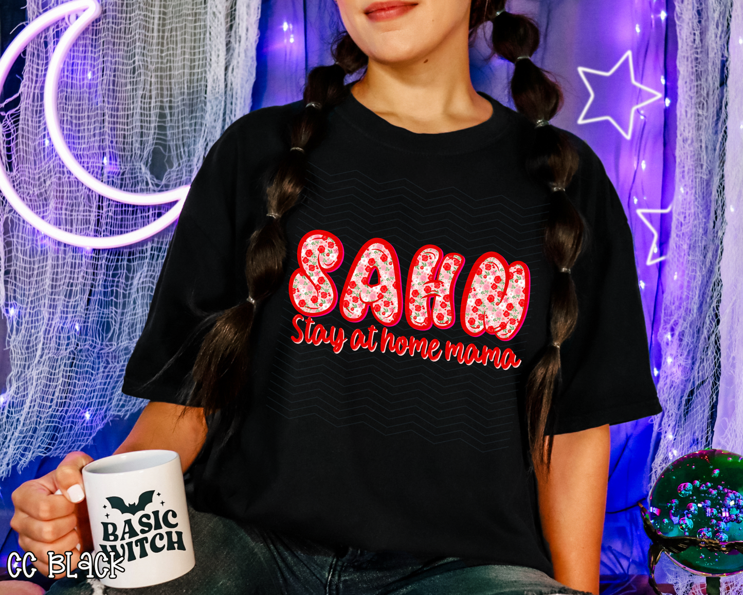 SAHM Stay At Home Mama DTF TRANSFER