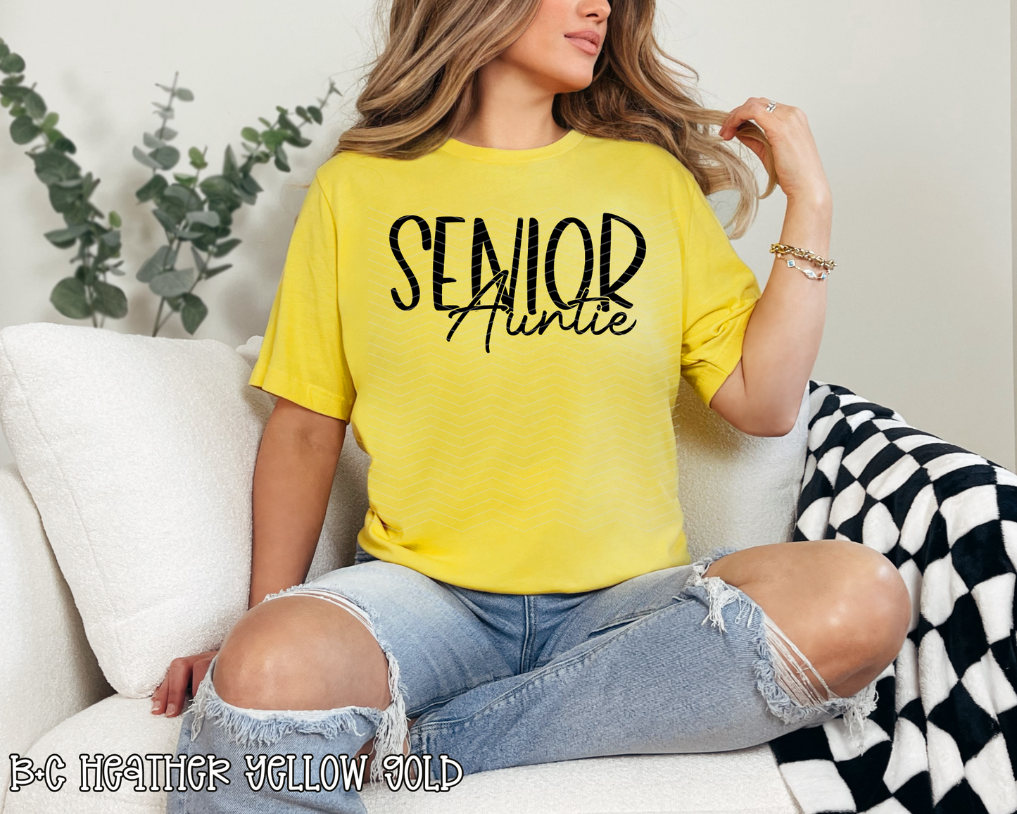 Senior Aunite Black DTF TRANSFER