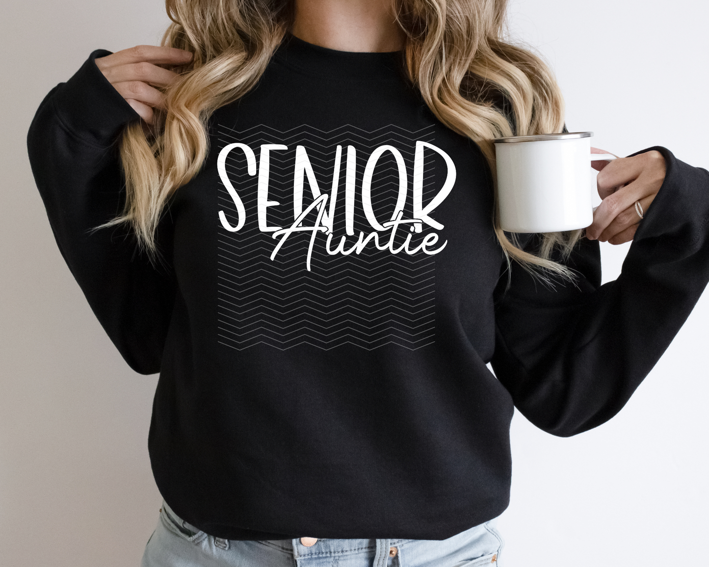 Senior Auntie White DTF TRANSFER