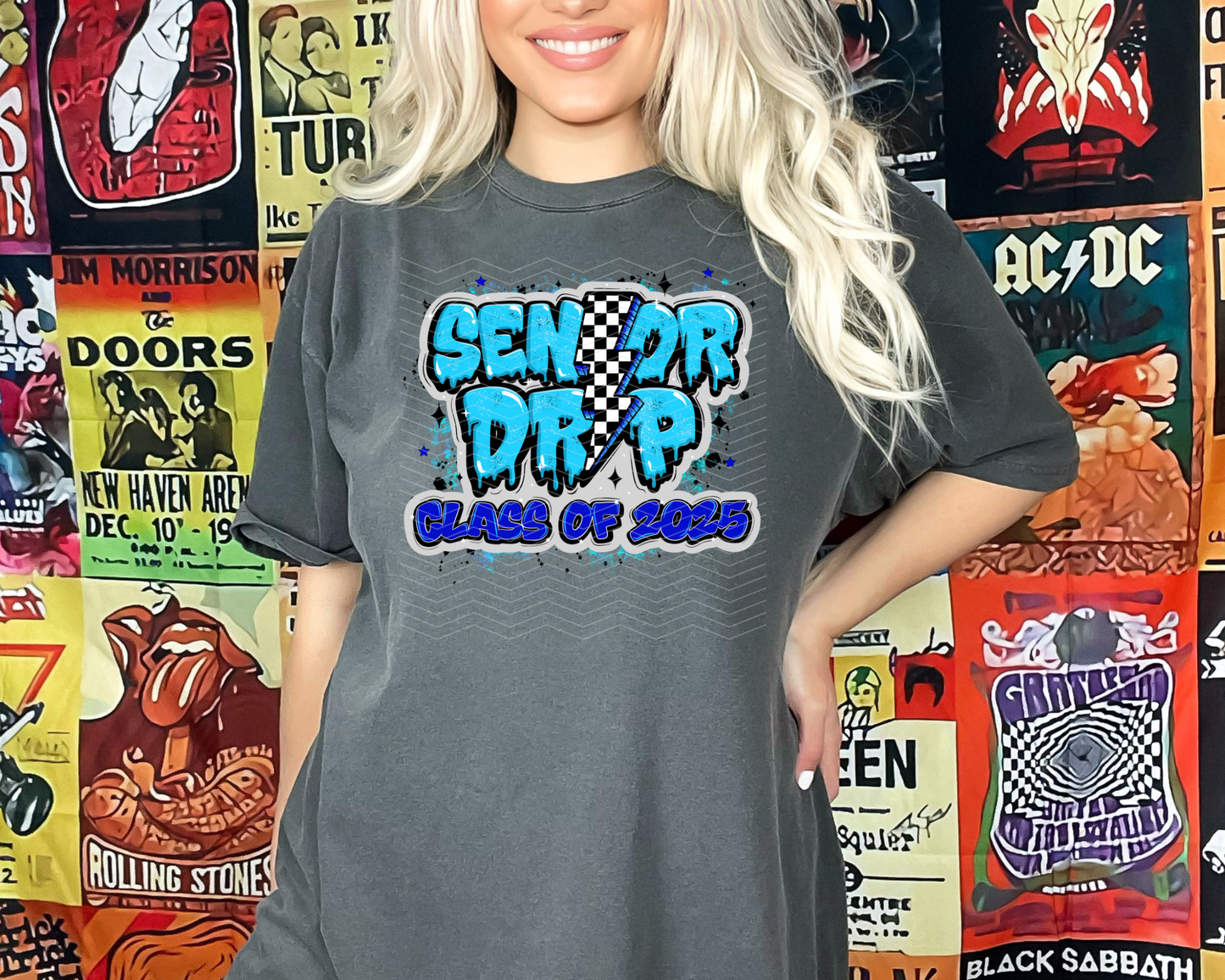Senior Drip Class of 2025 | 9 Colors | DTF TRANSFER