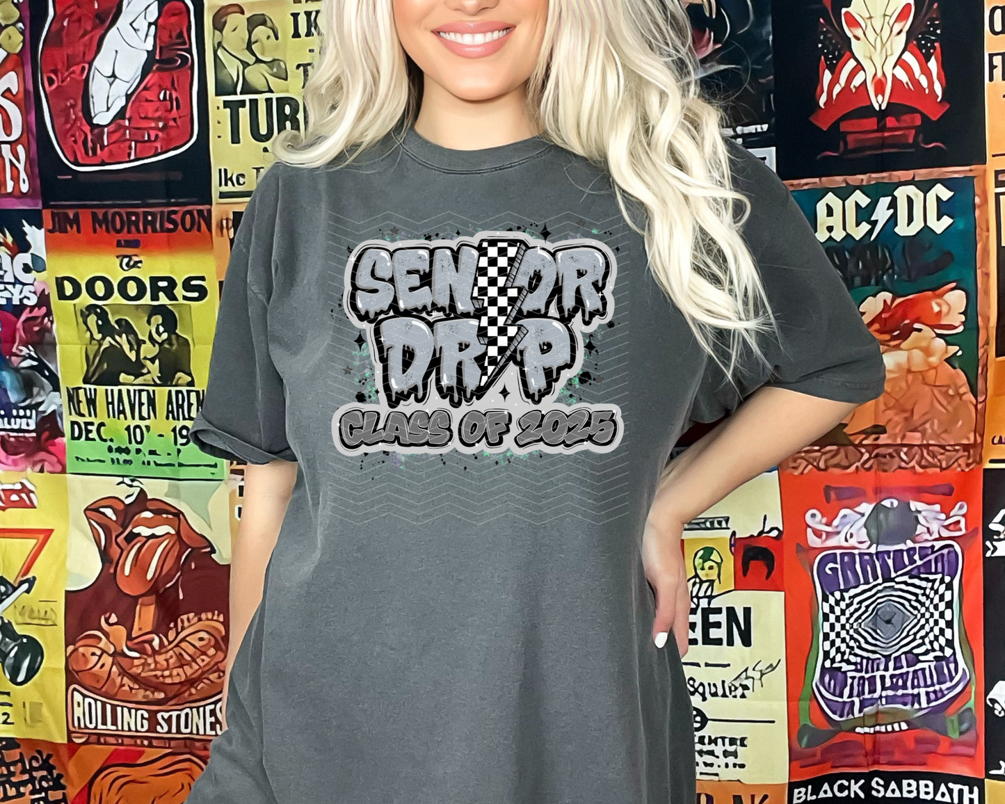 Senior Drip Class of 2025 | 9 Colors | DTF TRANSFER