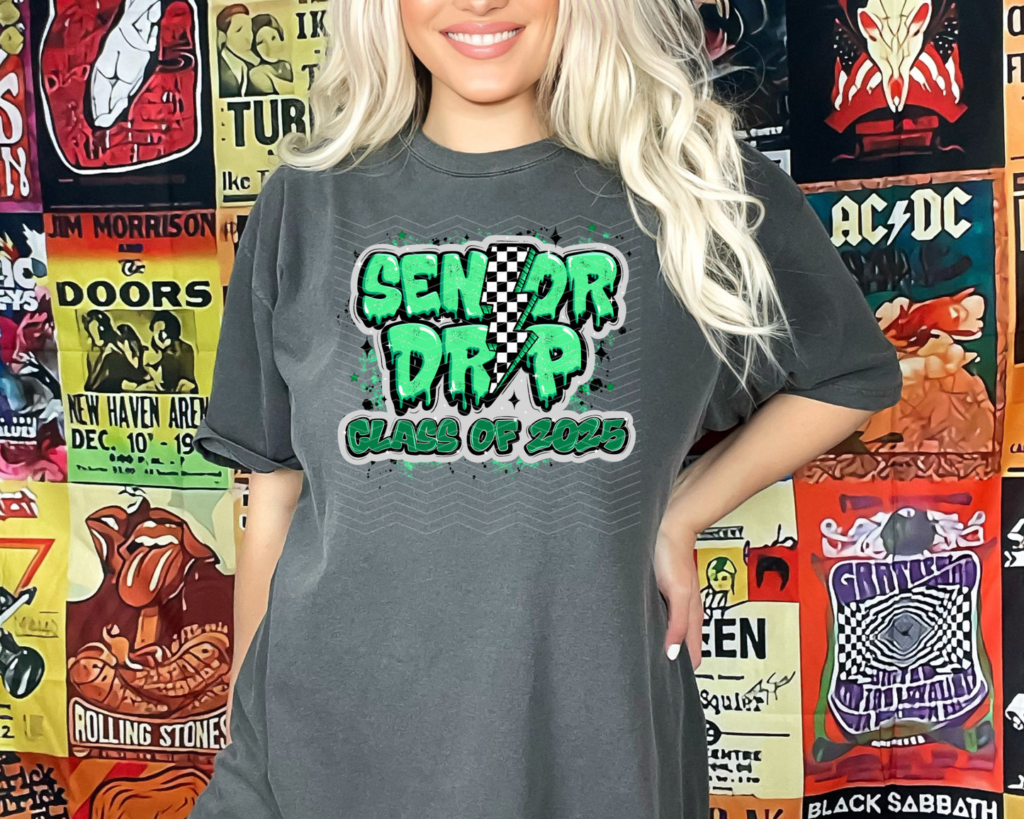 Senior Drip Class of 2025 | 9 Colors | DTF TRANSFER