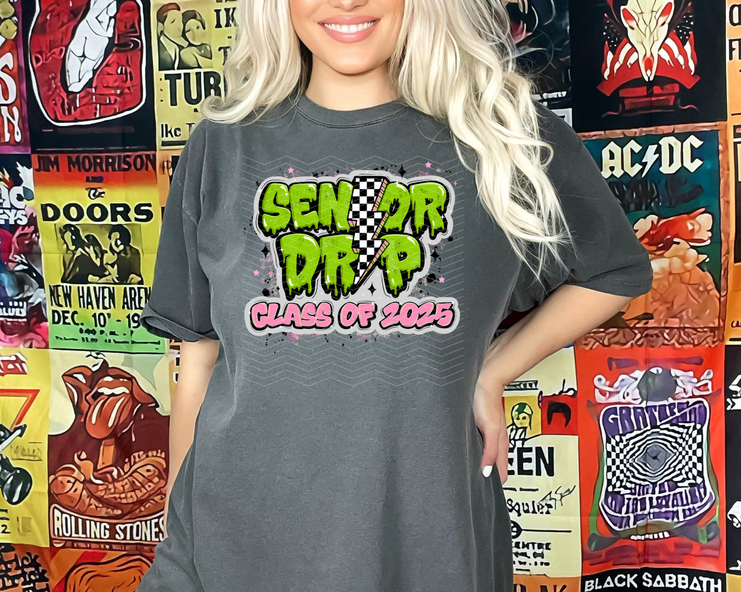 Senior Drip Class of 2025 | 9 Colors | DTF TRANSFER
