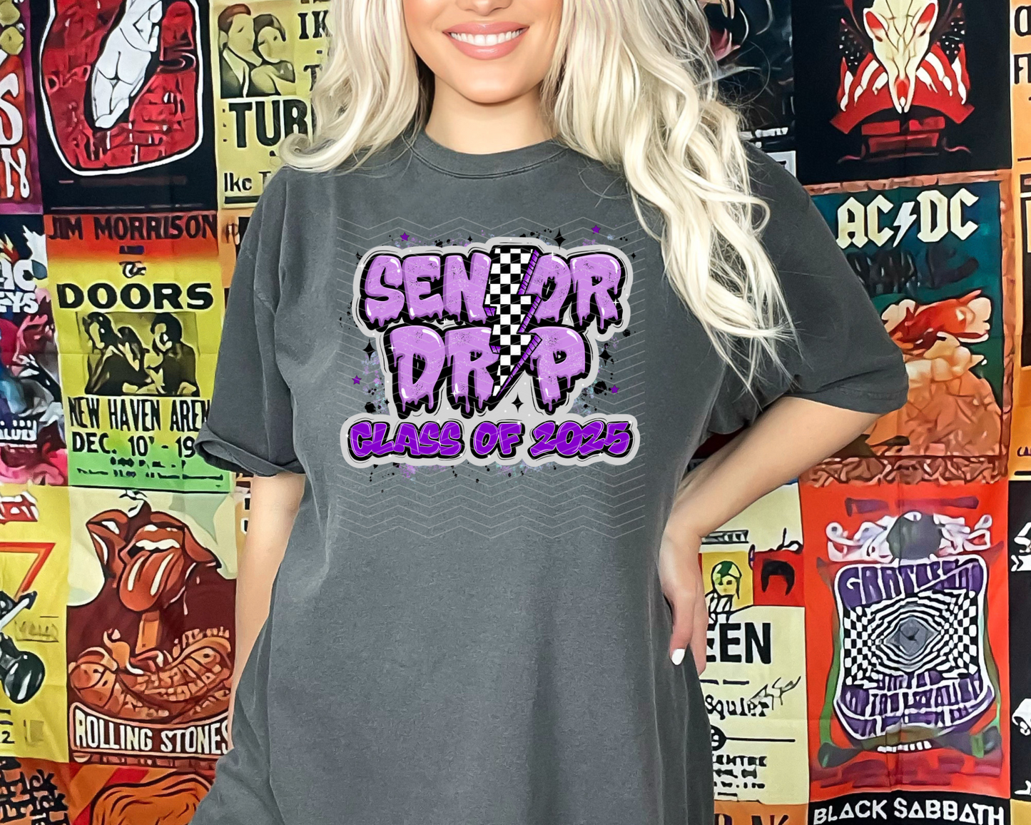 Senior Drip Class of 2025 | 9 Colors | DTF TRANSFER
