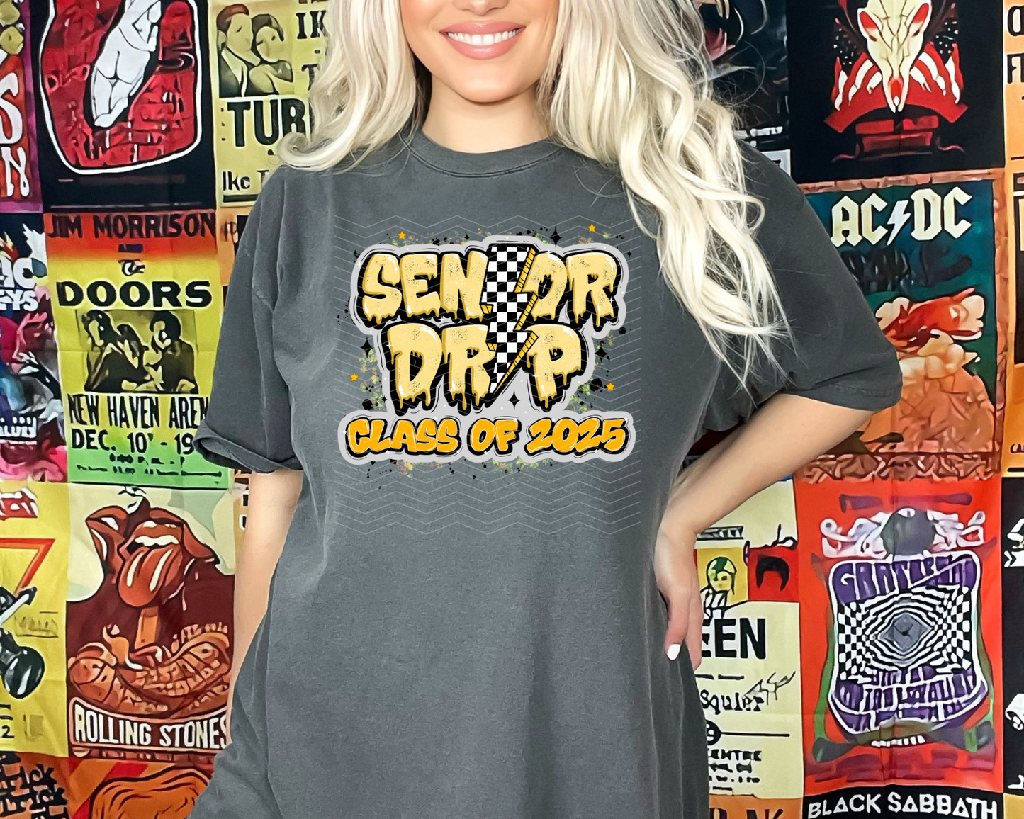 Senior Drip Class of 2025 | 9 Colors | DTF TRANSFER