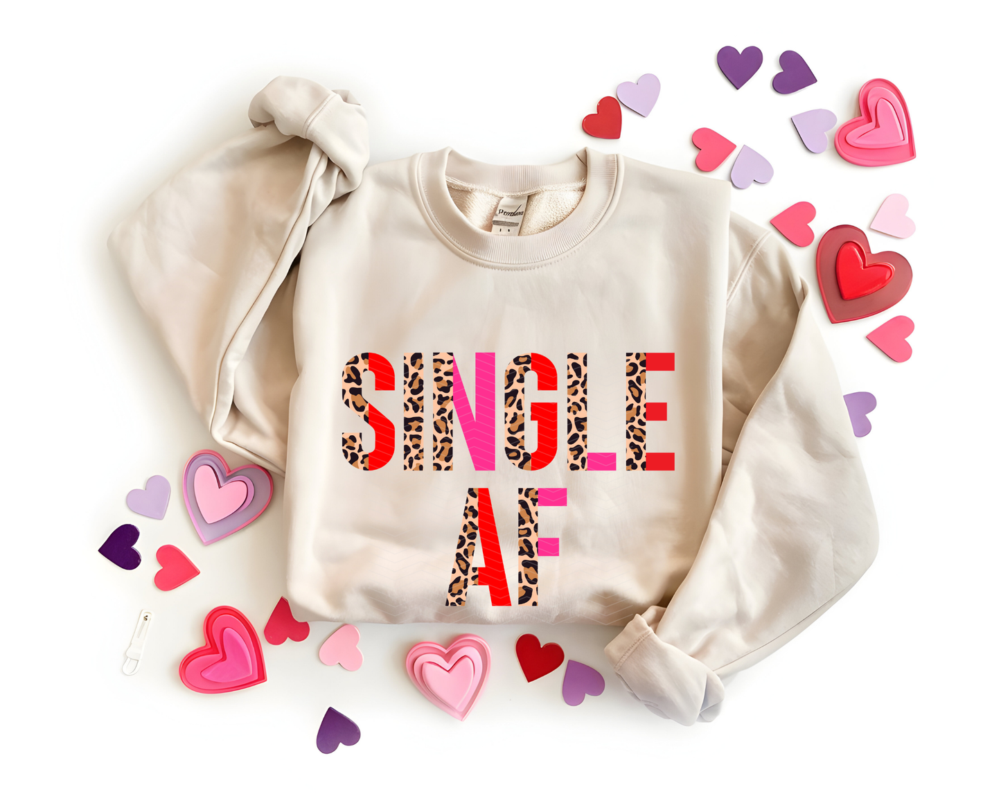 Single AF half leopard DTF TRANSFER