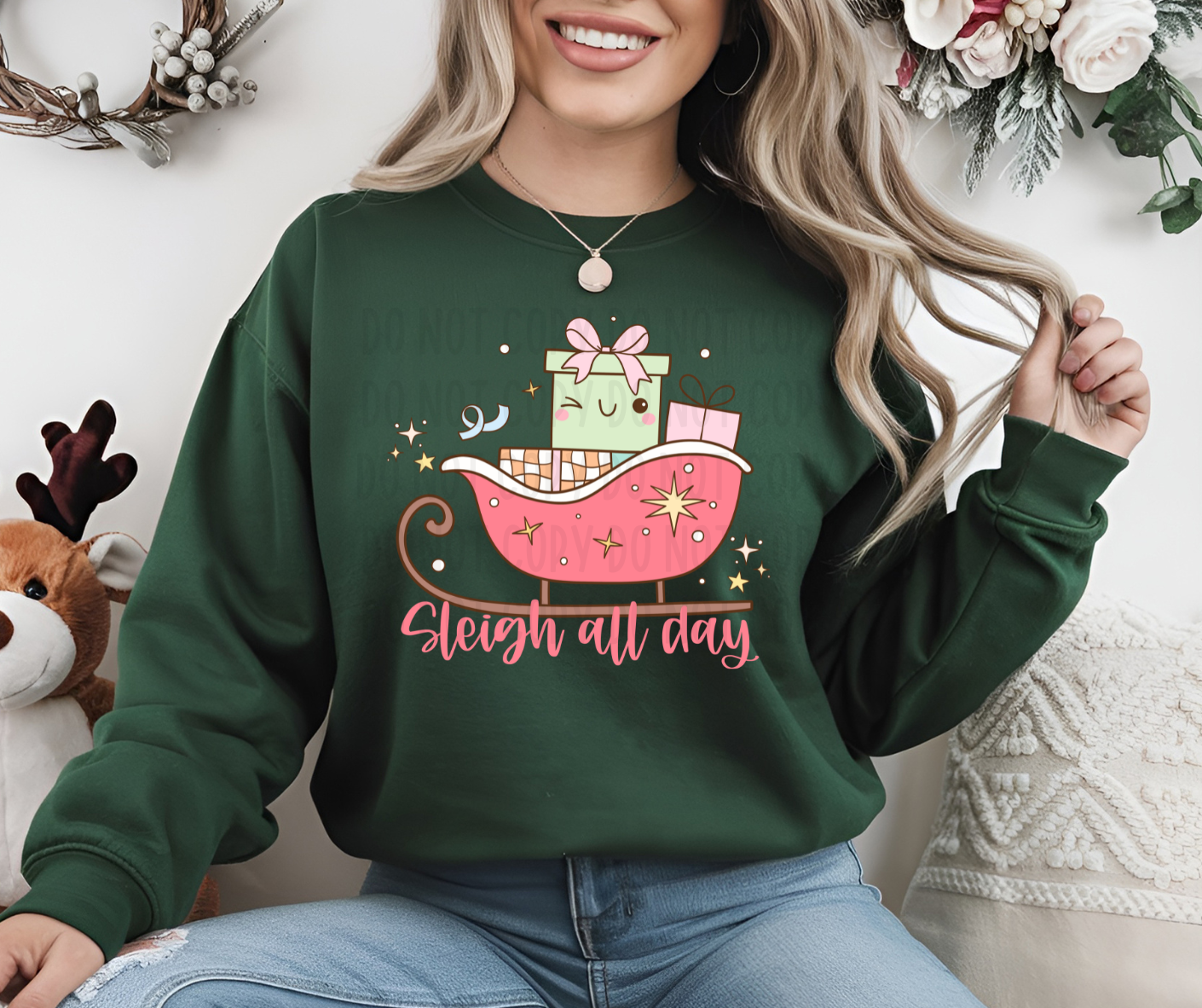 Sleigh All Day DTF TRANSFER