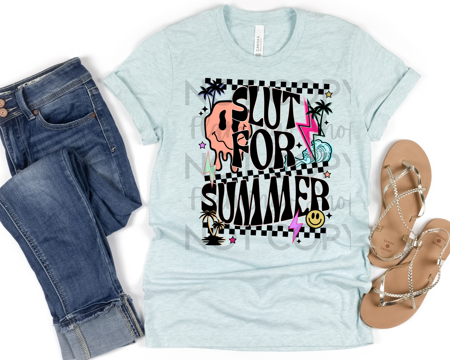 Slut For Summer 90s Style DTF TRANSFER