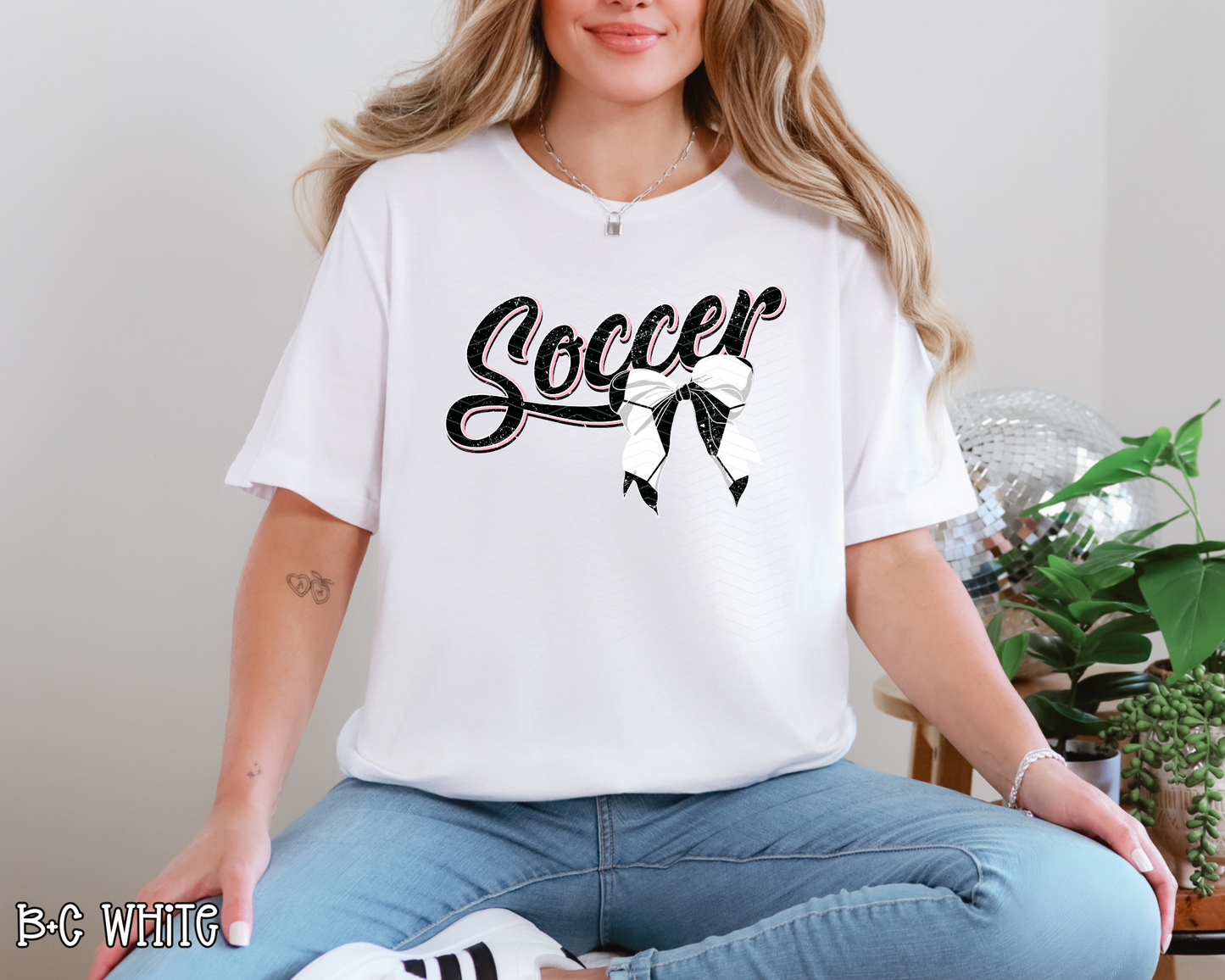 Soccer Bow DTF TRANSFER