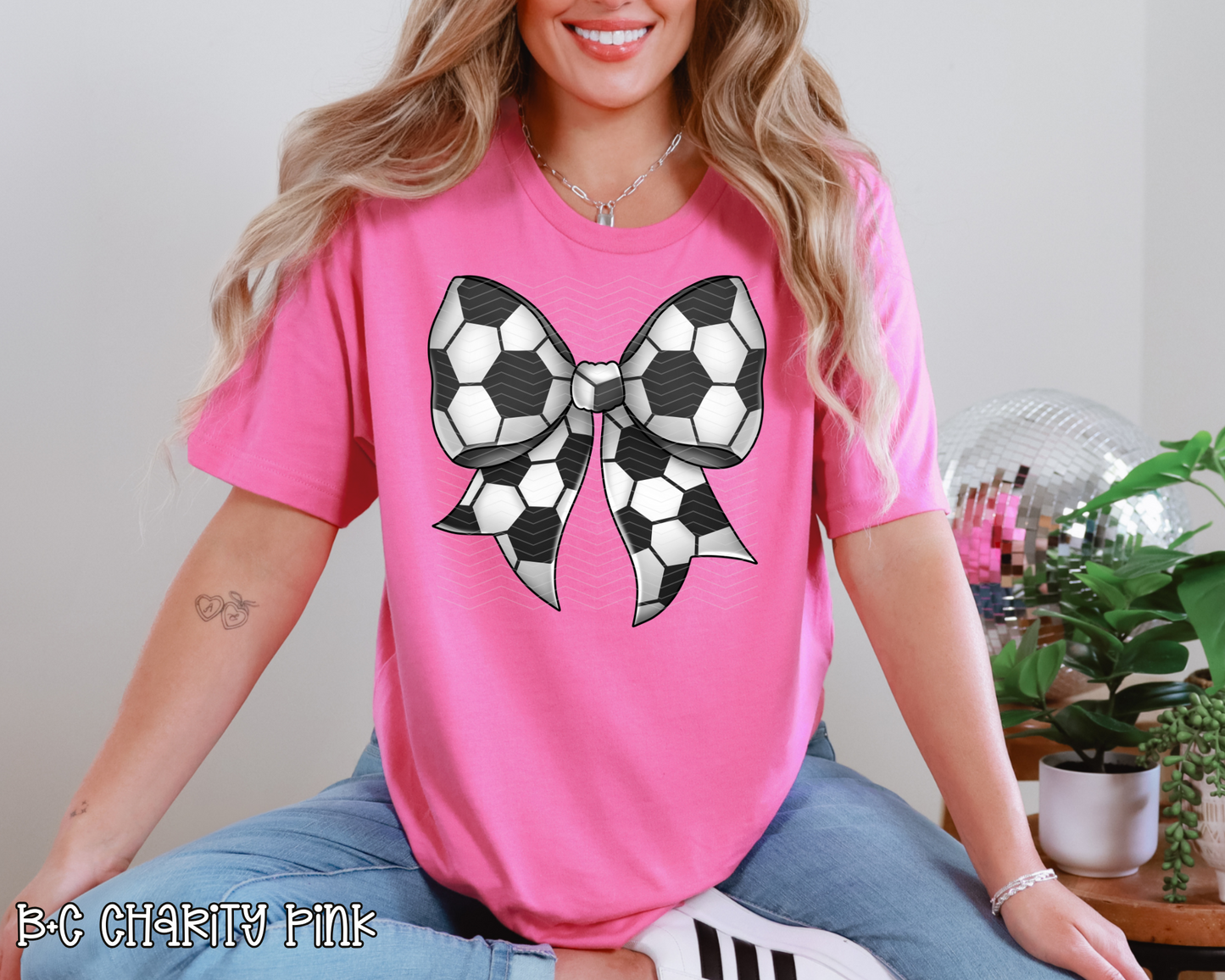 Soccer Bow Coquette DTF TRANSFER