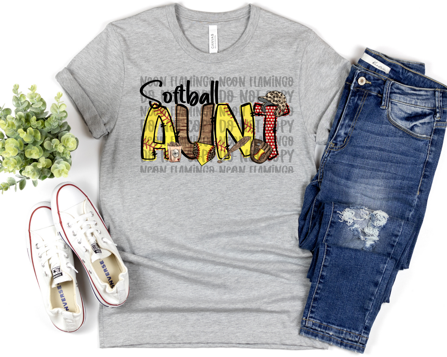 Softball Aunt no leopard