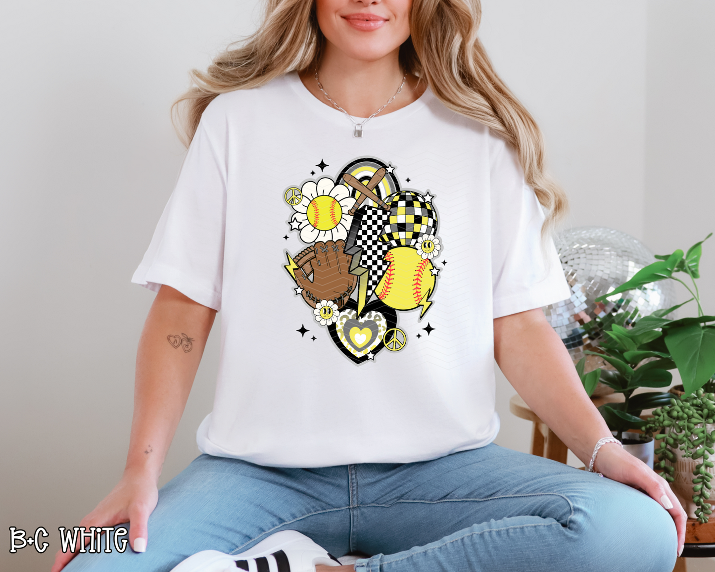 Softball Collage | 6 Colors | DTF TRANSFER