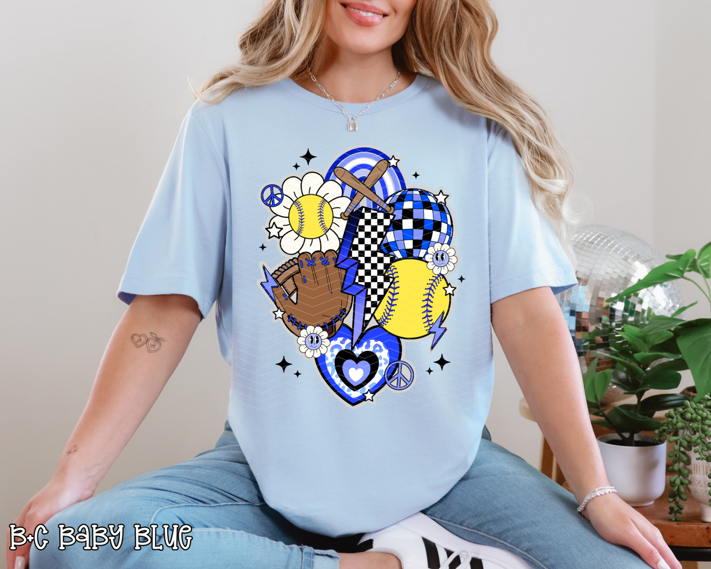Softball Collage | 6 Colors | DTF TRANSFER
