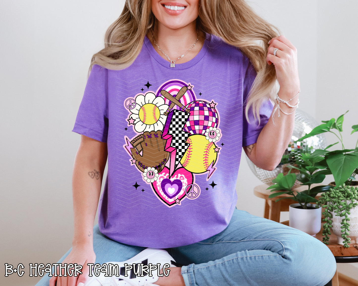 Softball Collage | 6 Colors | DTF TRANSFER