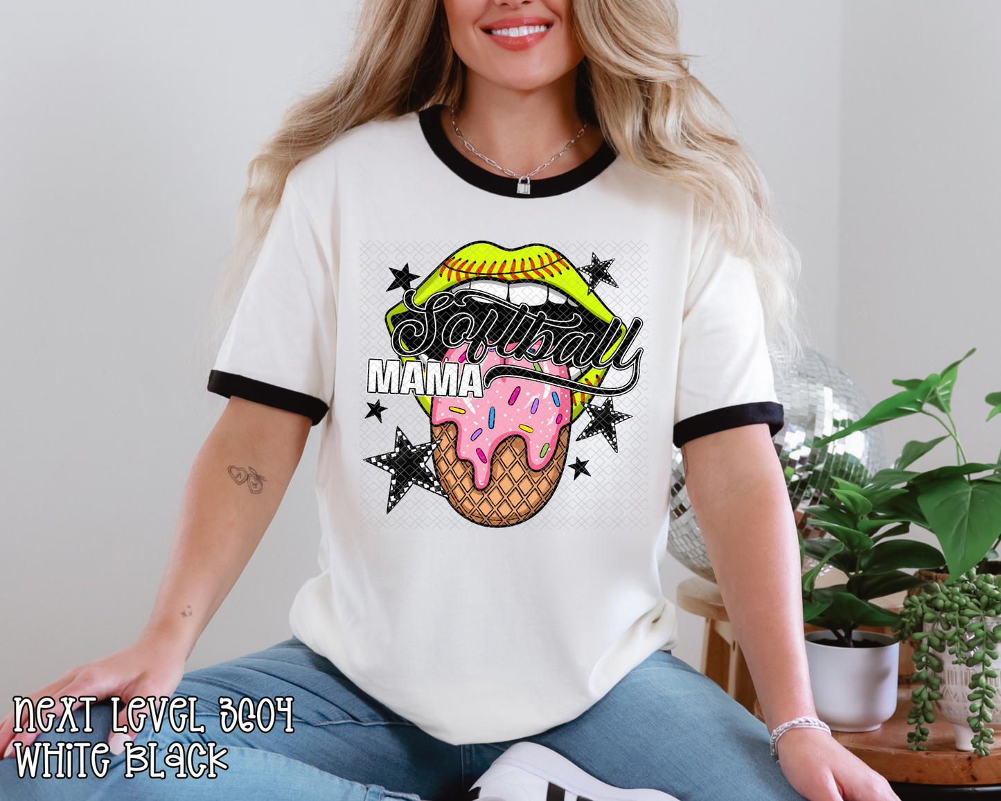 Softball Mama Drip Tongue