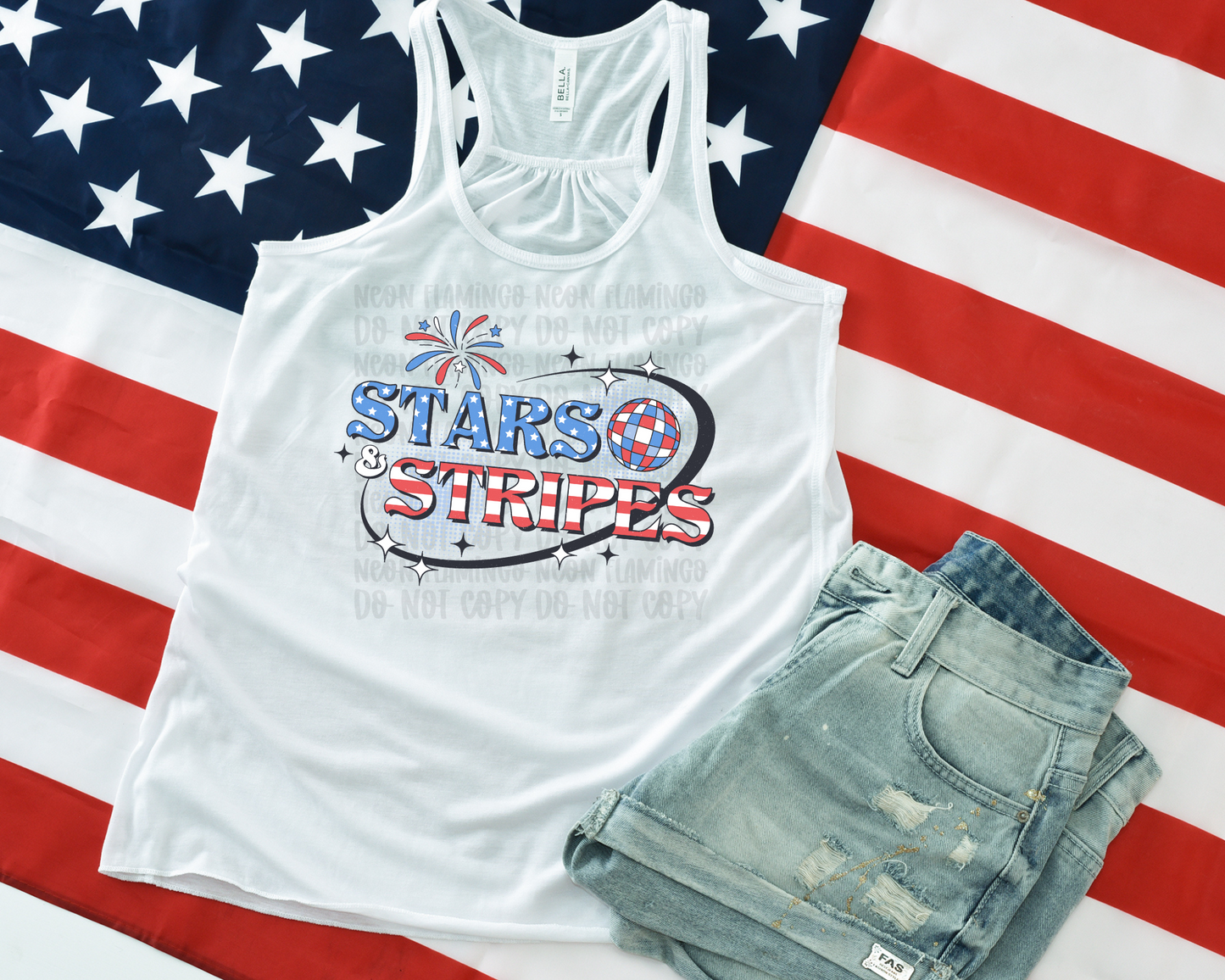 Stars & Stripes DTF TRANSFER