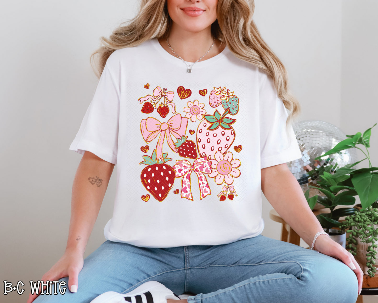 Strawberry Collage DTF TRANSFER