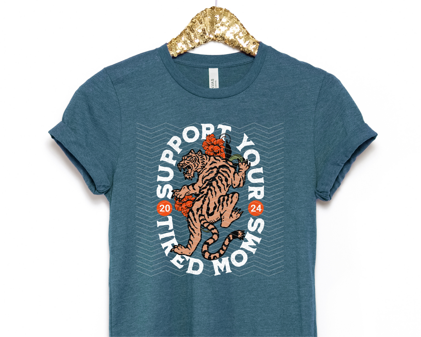 Support Your Tired Moms | 2 Colors | DTF TRANSFER