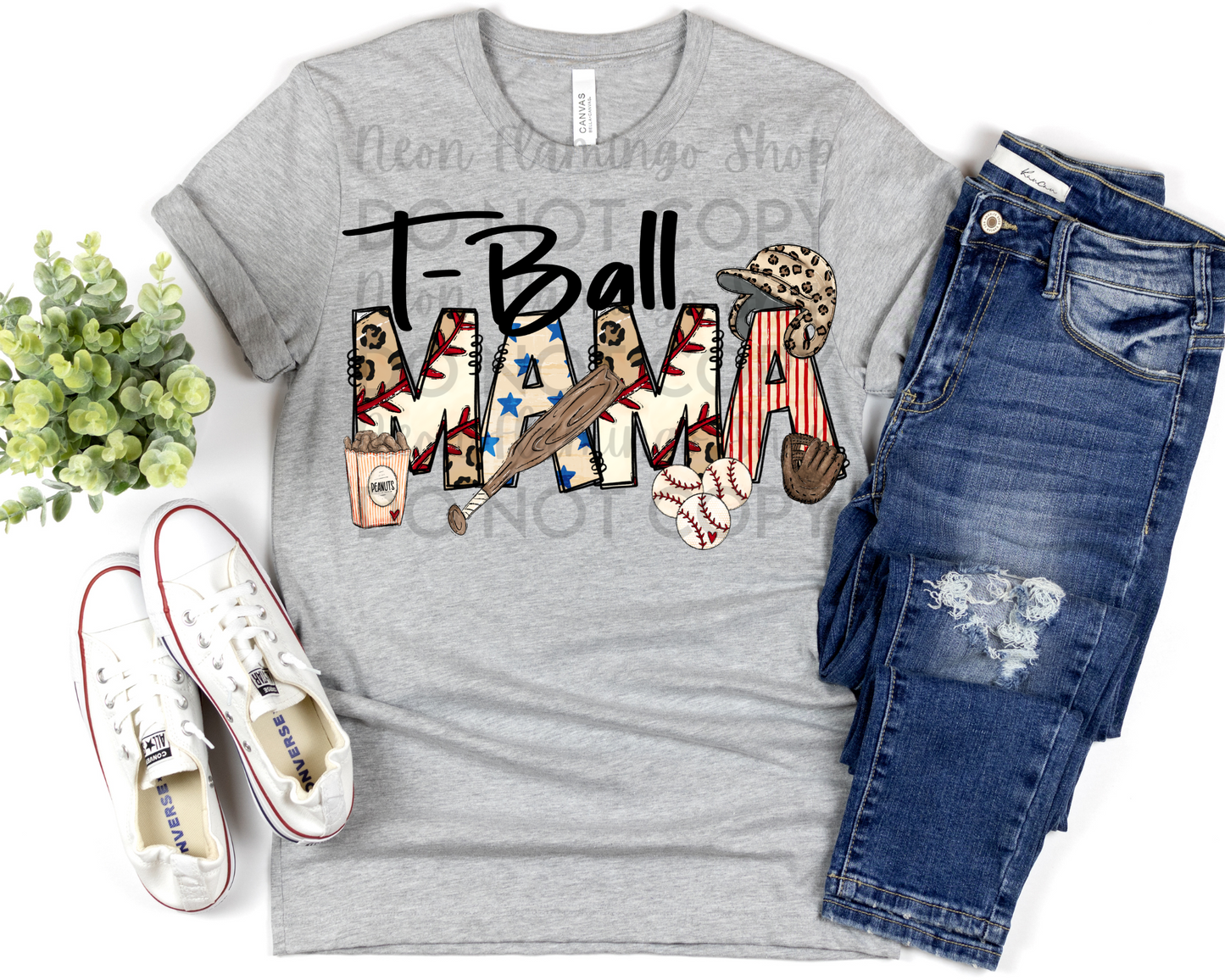 T-Ball Mama Leopard