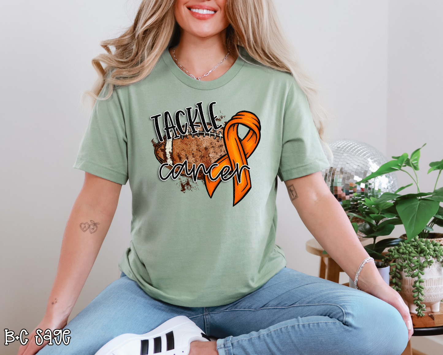 Tackle Cancer Orange DTF TRANSFER