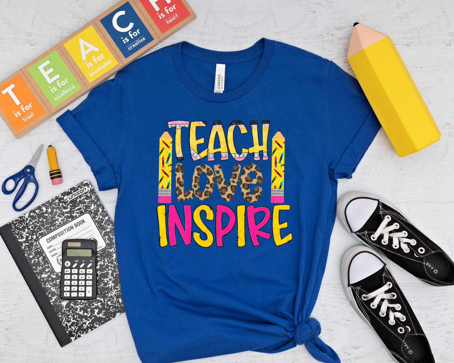 Teach Love Inspire DTF TRANSFER