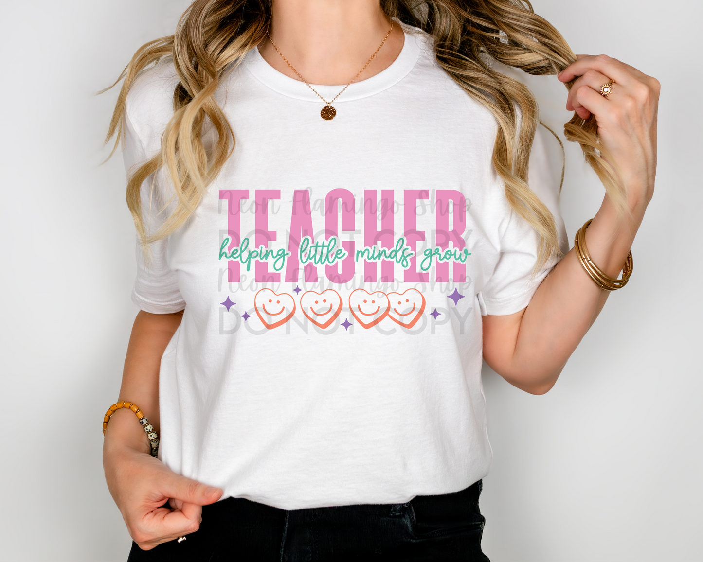 Teacher Helping Little Minds Grow DTF TRANSFER