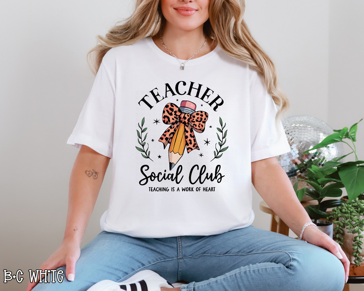 Teacher Social Club Leopard Coquette DTF TRANSFER