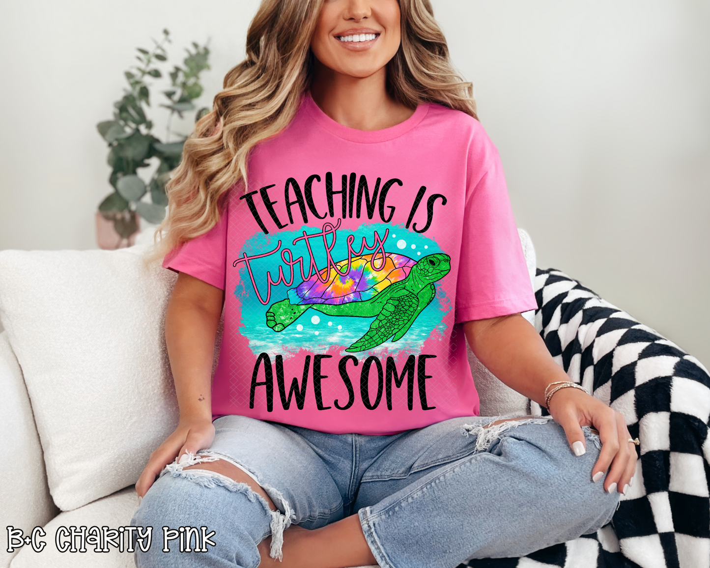Teaching Is Turtley Awesome DTF TRANSFER