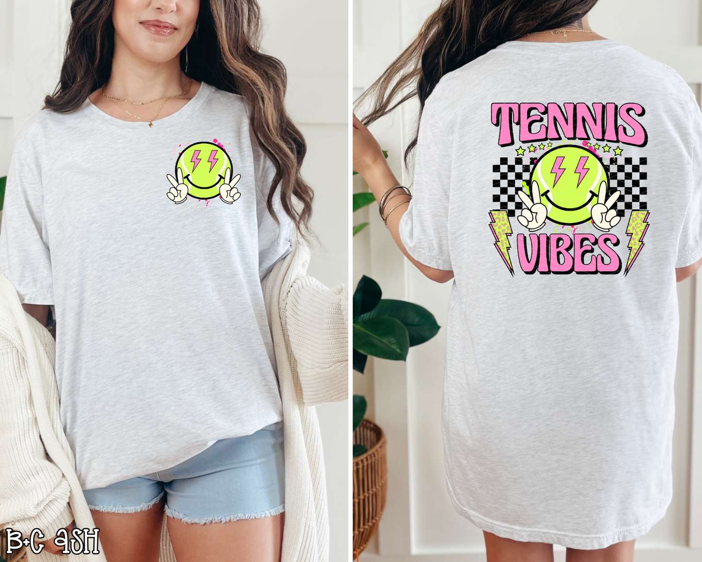 Tennis Vibes | 2 Options | DTF TRANSFER