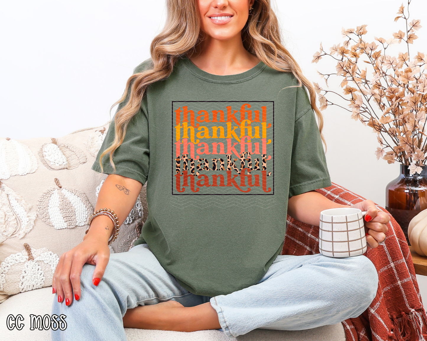 Thankful Stacked DTF TRANSFER