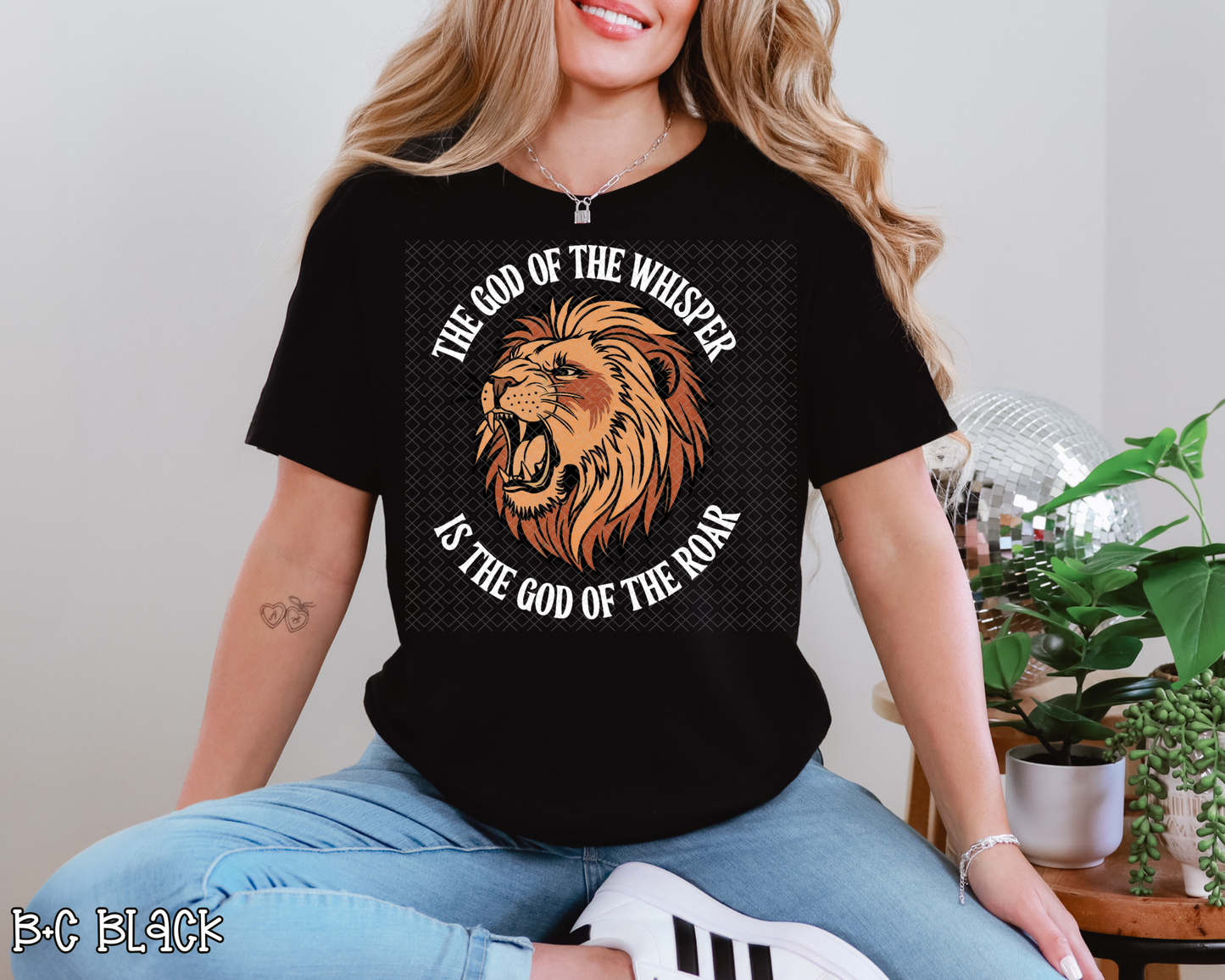 The God of the Whisper Is The God of the Roah white DTF TRANSFER