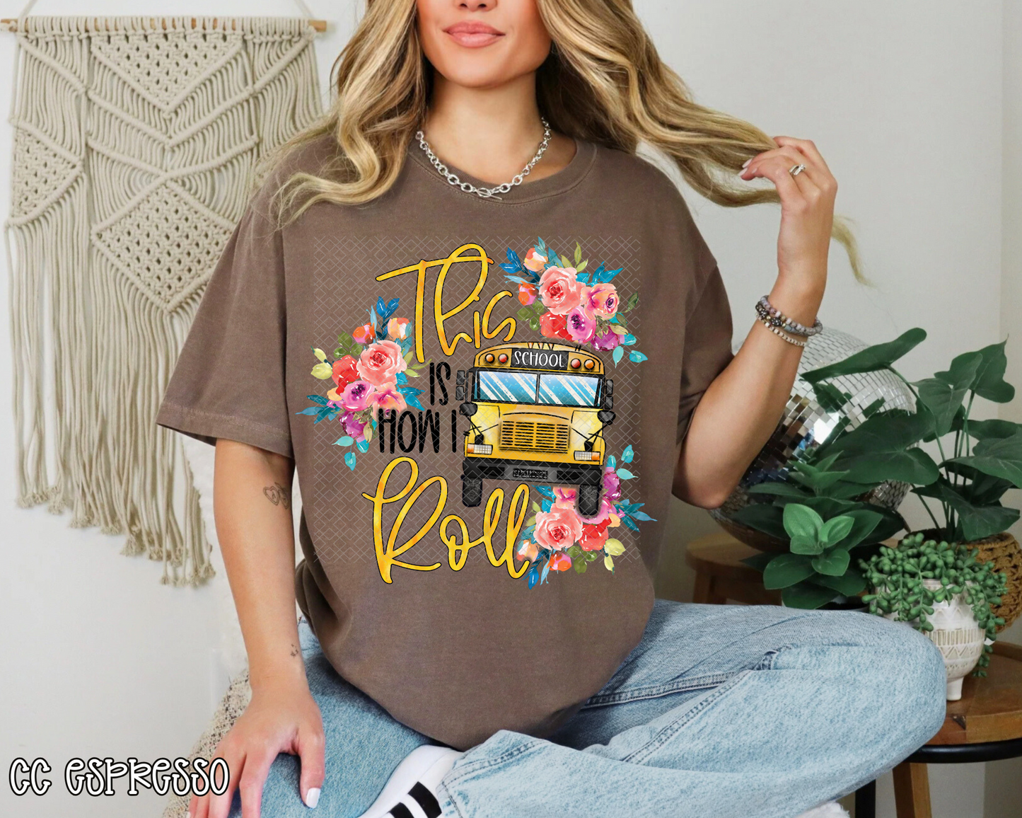 This Is How I Roll Bus Driver DTF TRANSFER