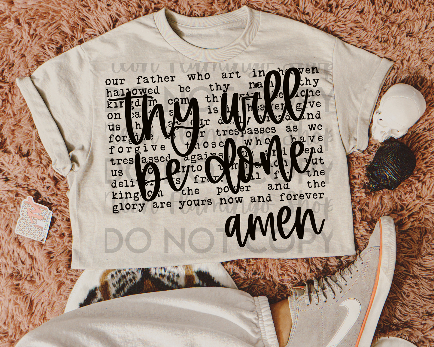 Thy Will Be Done Amen DTF TRANSFER