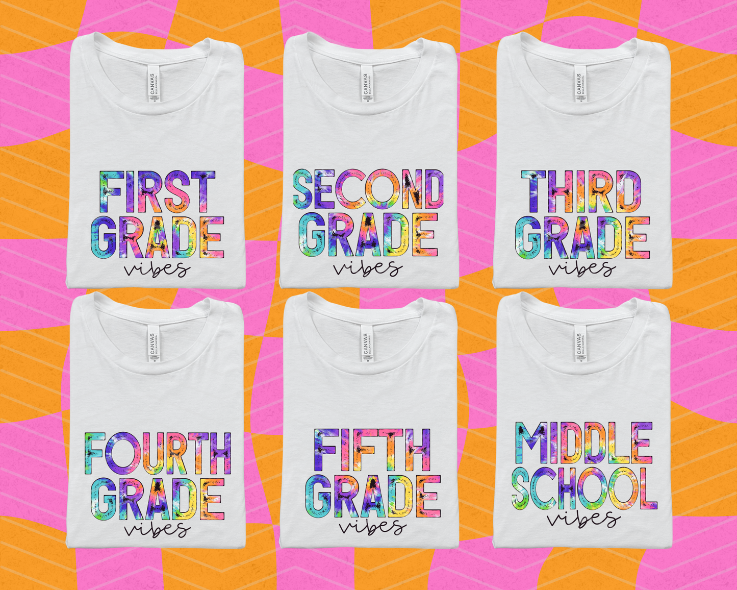 Tie-Dye Vibes Grades DTF TRANSFER