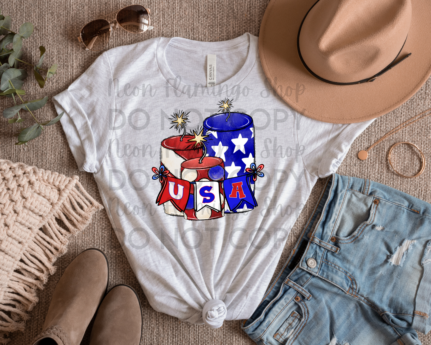 USA Fireworks DTF TRANSFER