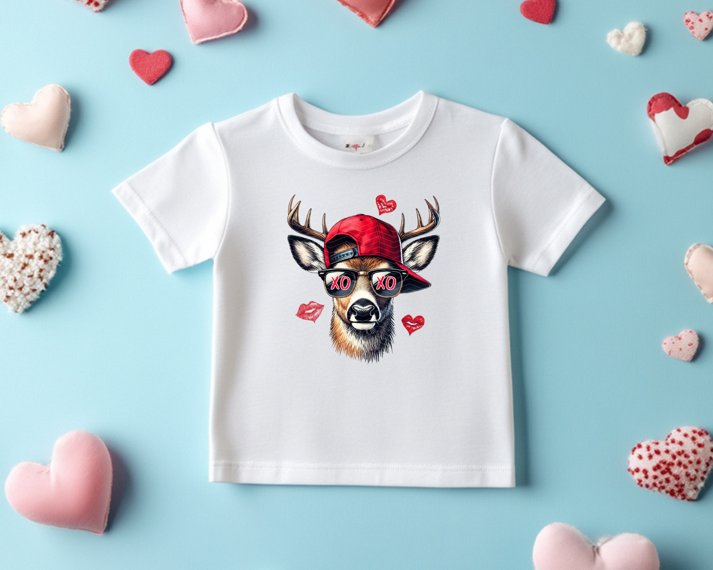 Valentine Deer DTF TRANSFER