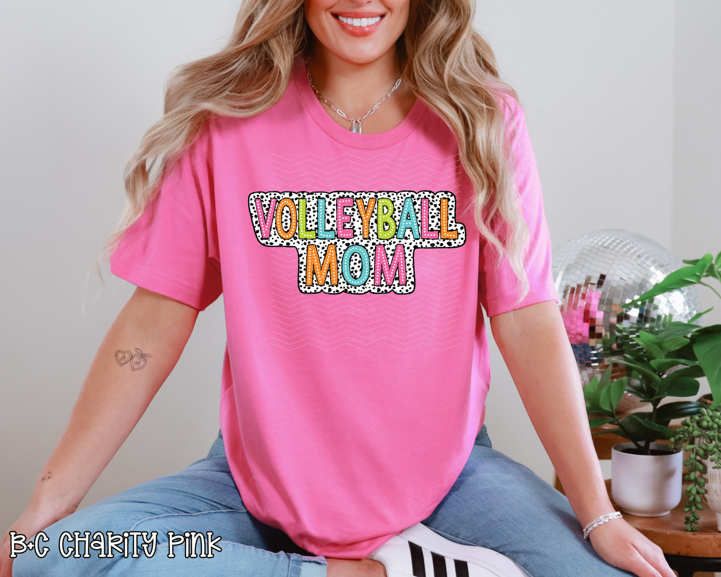 Volleyball Mom Dalmatian Dots DTF TRANSFER