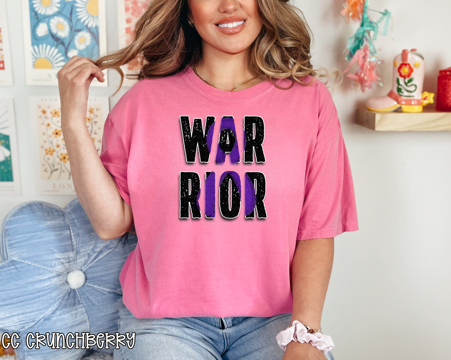 Warrior Purple Ribbon